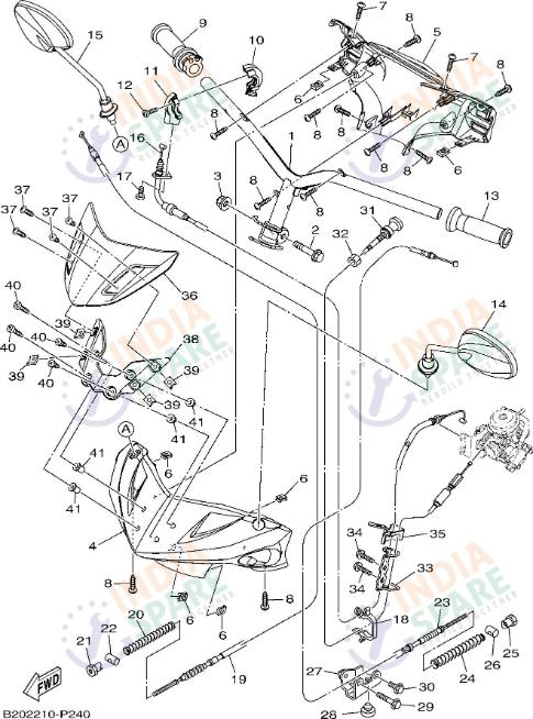 STEERING HANDLE & CABLE